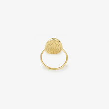Load image into Gallery viewer, Bague Ani 1 Anis en or 18k avec émeraudes et diamants blancs dos