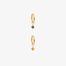 Cargar imagen en el visor de la Galería, Mini boucle d'oreilles piercing Or 18 carats Sophie d'Agon Face