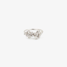 Load image into Gallery viewer, Camélia bague diamant or blanc Sophie d'Agon face