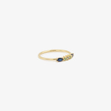 Charger l'image dans la visionneuse de la galerie, Bague Gaia 6 Marine Profil