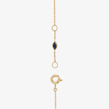 Charger l'image dans la visionneuse de la galerie, Collier Miniflower 1 Brume or jaune, diamants salt and pepper et émeraude fermoir.
