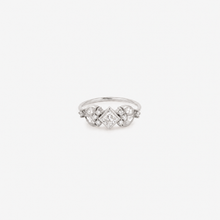 Load image into Gallery viewer, Nymphéa Ring 3–Full Diamond White Gold