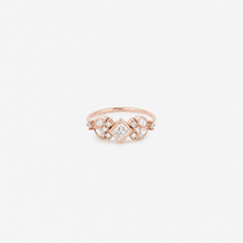 Load image into Gallery viewer, Nymphéa Ring 3–Full Diamond Rose Gold