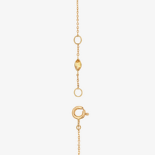 Load image into Gallery viewer, Collier Rita 1 Vert or 18k emeraude, saphir, diamants, détail fermoir