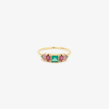 Load image into Gallery viewer, Ginger Emeraude Rubis saphir Rose Or 18 carats Sophie d'Agon Profil