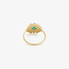 Load image into Gallery viewer, ginger bague 6 verte dos