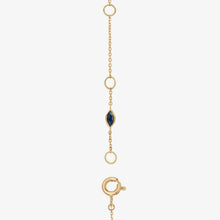 Charger l'image dans la visionneuse de la galerie, Miniflower Choker 1 Bleu , or jaune , saphirs bleu , diamant , émeraude