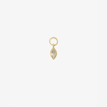 Cargar imagen en el visor de la Galería, Charm piercing Diamant Salt and Pepper Or 18 carats Sophie d'Agon Face