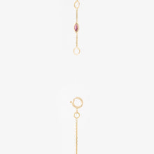 Load image into Gallery viewer, Bracelet Rainbow fermoir saphir rose marquise