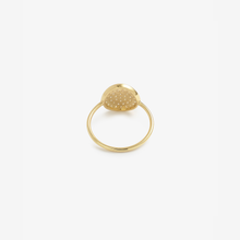 Load image into Gallery viewer, Bague Yellowstone 1 Diamant or jaune recyclé dos