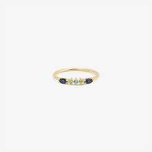 Charger l'image dans la visionneuse de la galerie, Bague Gaia 6 Marine Face
