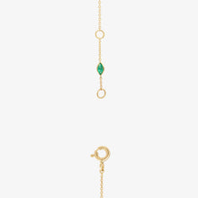 Load image into Gallery viewer, Collier choker Miniflower or jaune, émeraudes, rubis et saphir rose fermoir
