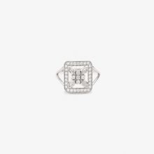 Charger l'image dans la visionneuse de la galerie, Bague Rita 4 – Full Diamond Or Blanc
