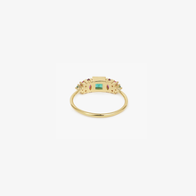 Load image into Gallery viewer, Ginger Emeraude Rubis saphir Rose Or 18 carats Sophie d'Agon Dos
