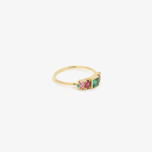 Load image into Gallery viewer, Ginger Emeraude Rubis saphir Rose Or 18 carats Sophie d'Agon Face
