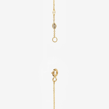 Load image into Gallery viewer, Ginger Collier 1 Forêt, émail, saphir, diamants salt &amp; pepper, fermoir
